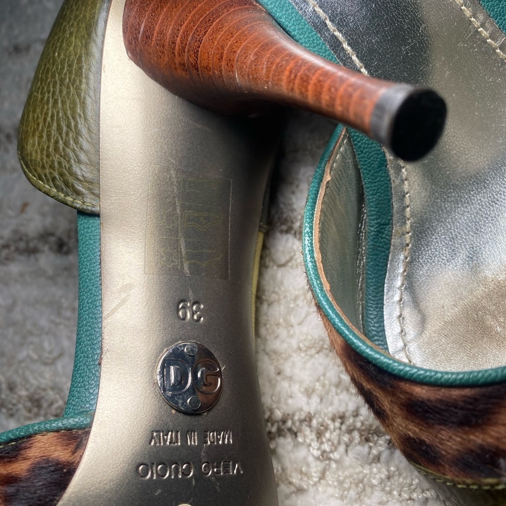 Dolce & Gabbana Multi-Color Heels Eu Size 39 - image 5